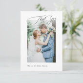 PixDezines DIY Farben Luxe Script Danke (Stehend Vorderseite)