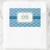 PixDezines DIY Farben/Maßstäbe Trellis Rechteckiger Aufkleber (Tasche)