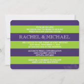 PixDezines DIY Farben/Streifen bnai mitzvah Einladung (Rückseite)