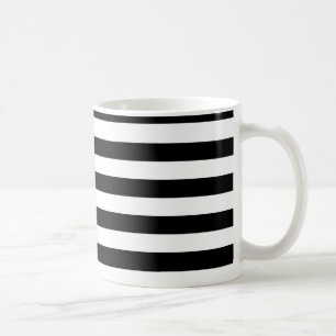 PixDezines DIY Farbjustierbare weiße Streifen Kaffeetasse