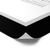 PixDezines DIY-Farbtabelle/schlichte Sitzplakette Poster (Ecke)