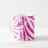 PixDezines DIY Farbzebradruck Kaffeetasse (Vorderseite Links)