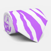 PixDezines DIY Farbzebradruck Krawatte (Gerollt)