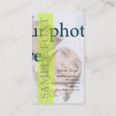 PixDezines DIY Foto+Schriftart Visitenkarte (Rückseite)