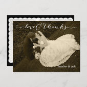 PixDezines DIY Foto vielen Dank Postkarte (Vorne/Hinten)