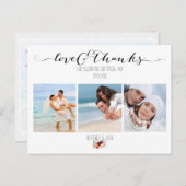 PixDezines DIY Fotos Vielen Dank Postkarte (Vorne/Hinten)