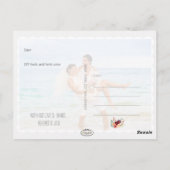 PixDezines DIY Fotos Vielen Dank Postkarte (Rückseite)