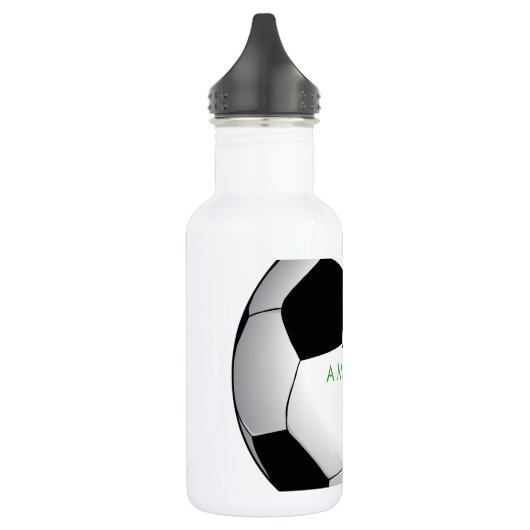 PixDezines DIY Fußball Edelstahlflasche (Links)