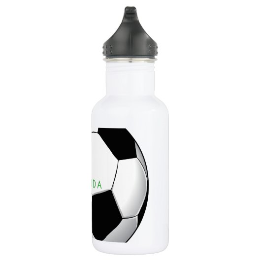 PixDezines DIY Fußball Edelstahlflasche (Rechts)