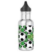 PixDezines DIY Fußball Edelstahlflasche (Links)