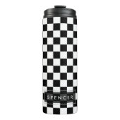 PixDezines DIY Hintergrund/geprüft Thermosbecher (Vorderseite)