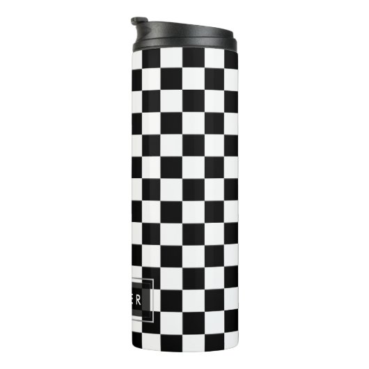 PixDezines DIY Hintergrund/geprüft Thermosbecher (Nach rechts gedreht)