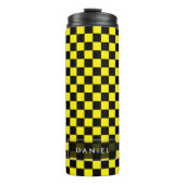 PixDezines DIY Hintergrund/geprüft Thermosbecher (Vorderseite)