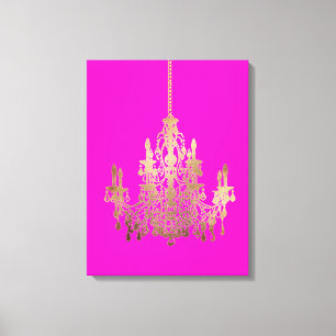 PixDezines DIY Hintergrund/Imitate Gold Kronier Leinwanddruck