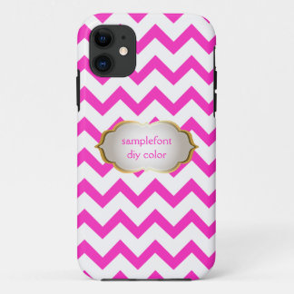PixDezines DIY-Hintergrundfarben/weiße Chevron Case-Mate iPhone Hülle