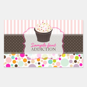 PixDezines diy, Kaugummi+Sprinkler Rechteckiger Aufkleber