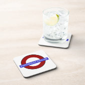 PixDezines DIY text/Untergrund piccadilly Circus Untersetzer (Rechte Seite)