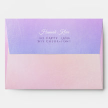 PixDezines DIY voradressiert, Ombre Violet