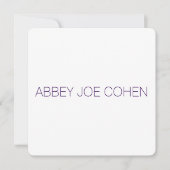 PixDezines DIYcolor/typography/bat mitzvah Einladung (Vorderseite)