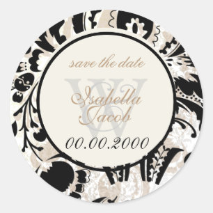 PixDezines Dolcé-Gaumenfarbe Runder Aufkleber