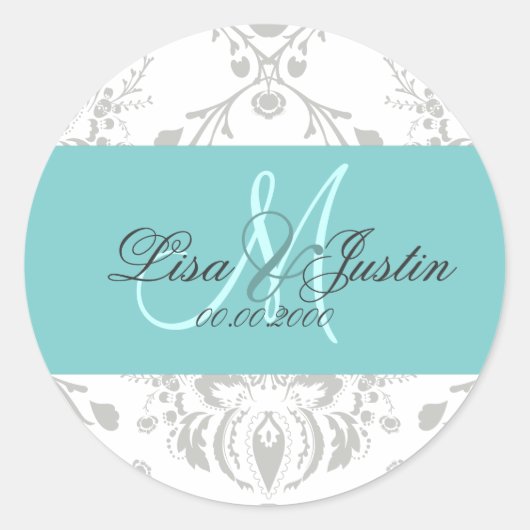 PixDezines Dolcé-Gaumenfarbe Runder Aufkleber (Vorderseite)