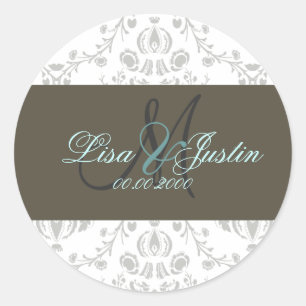 PixDezines Dolcé-Gaumenfarbe Runder Aufkleber