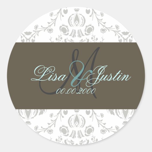 PixDezines Dolcé-Gaumenfarbe Runder Aufkleber (Vorderseite)