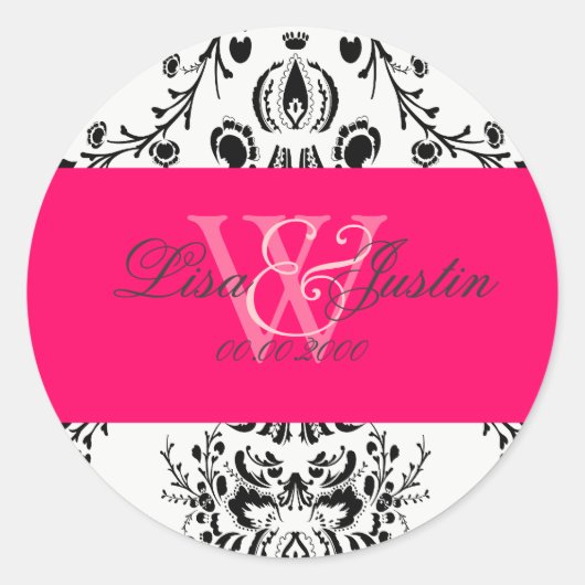 PixDezines Dolcé-Gaumenfarbe Runder Aufkleber (Vorderseite)