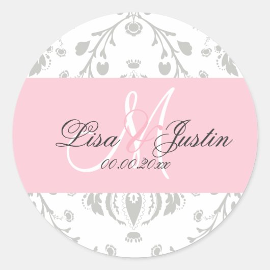 PixDezines Dolcé-Gaumenfarbe Runder Aufkleber (Vorderseite)