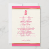 PixDezines Doppelglücklichkeit, chinesische Hochze Einladung (Rückseite)