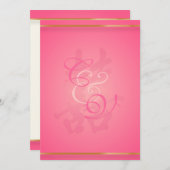 PixDezines Doppelglücklichkeit, chinesische Hochze Einladung (Vorne/Hinten)