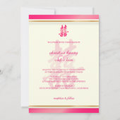 PixDezines Doppelglücklichkeit, chinesische Hochze Einladung (Rückseite)