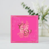 PixDezines Doppelglücklichkeit, chinesische Hochze Einladung (Stehend Vorderseite)