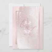 PixDezines Doppeltes Glück, Blush Pink Einladung (Rückseite)