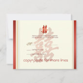 PixDezines Double Happiness, RSVPs für 12x18 Invit RSVP Karte (Rückseite)