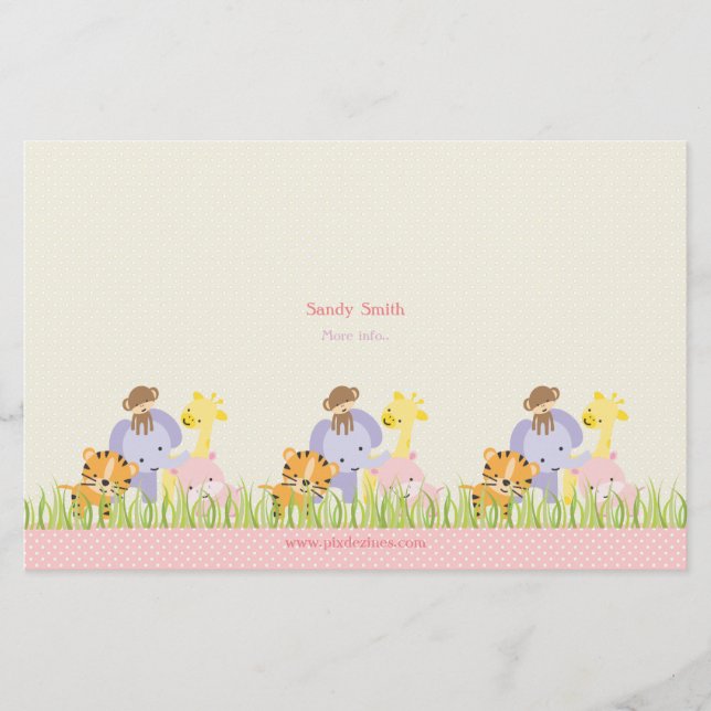 PixDezines-Dschungel der Fun Day Care Tri-Fold-Pac (Vorderseite)