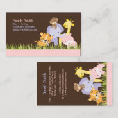 PixDezines-Dschungel der Fun Daycare Visitenkarte (Vorne/Hinten)