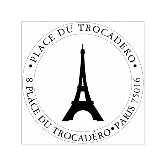 PixDezines Eiffel Tower Permastempel (Design)