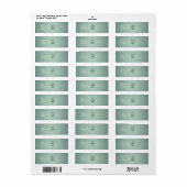 PixDezines Einfache Teal Vorlage (Vorne)