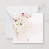 PixDezines Elegant H2 Ice Blush Hyde Cream Rose Mitteilungskarte (Rückseite)