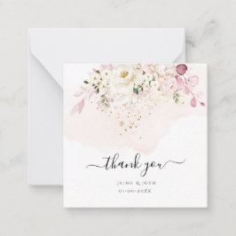 PixDezines Elegant H2 Ice Blush Hyde Cream Rose Mitteilungskarte