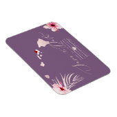 PixDezines Elegant Hawaiian DIY Karte Save the Dat Magnet (Rechte Seite)