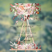 PixDezines Elegant Rust Orange Gum Eukalyptus Acrylschild (Neutral)