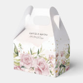 PixDezines Elegant Wasserfarbe Rosen rosa Rosen Geschenkschachtel (Vorderseite)