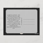 PixDezines/elegante pinstripes/DIY-Farbe Postkarte (Rückseite)