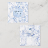 PixDezines Empfang Blue Honeycomb Bar Mitzvah ✡ Begleitkarte (Vorne/Hinten)