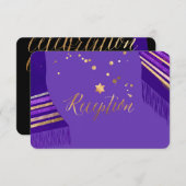 PixDezines Empfang/Lila/Gold/Rose Gold/Tallit (Vorne/Hinten)