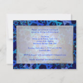 PixDezines Empfang Mod Stern/Deule Hintergrundfarb Einladung (Rückseite)