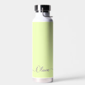 PixDezines Endive Green DIY Farbwasserflasche Trinkflasche (Links)