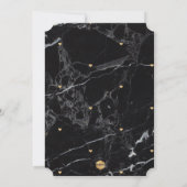 PixDezines Engagement Party Marmor/Imitate Gold Einladung (Rückseite)